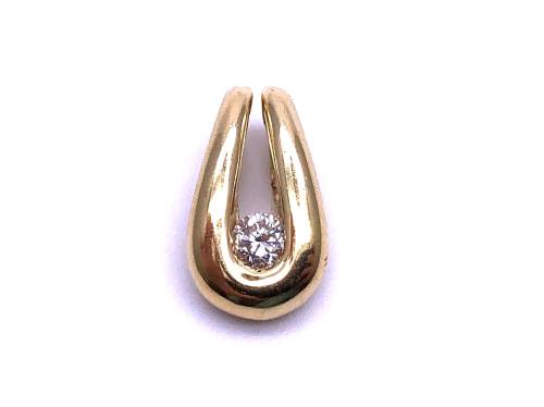 18ct Yellow Gold Fancy Diamond Pendant