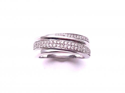 18ct Diamond Pave Eternity Ring