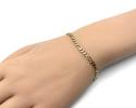 9ct Yellow Gold Figaro Bracelet 7 1/2