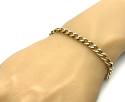 9ct Yellow Gold Flat Curb Bracelet