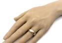 9ct Yellow Gold Patterned Wedding Ring