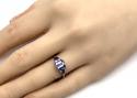 9ct Yellow Gold Tanzanite 3 Stone Ring