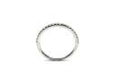 Platinum Diamond Claw Set Eternity Ring 0.25ct