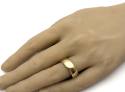 9ct Yellow Gold Soft Court Wedding Ring