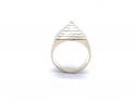 9ct Yellow Gold Pyramid Ring