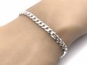 Silver Curb Bracelet