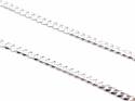 Silver Curb Necklet 18 Inch