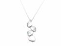 Silver Artic Stone Pendant and Chain 16 & 18 inch