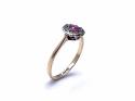 18ct Synthetic Ruby & Paste Ring