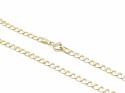 9ct Yellow Gold Curb Anklet Chain 10 inches