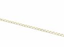 9ct Yellow Gold Curb Anklet Chain 10 inches