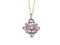 9ct Yellow Gold Tanzanite Pendant