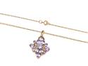 9ct Yellow Gold Tanzanite Pendant