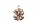 9ct Yellow Gold Clover Pendant