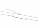 Silver Nameplate Bar Necklet