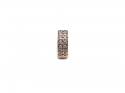 9ct Yellow Gold CZ Huggie Earring Single