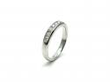 Silver CZ Eternity Ring