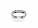 Silver CZ Eternity Ring