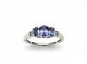 9ct White Gold Tanzanite & Diamond Ring