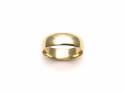 9ct Yellow Gold D Shaped Wedding Ring