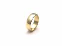 9ct Yellow Gold D Shaped Wedding Ring