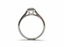 9ct White Gold Diamond Halo Ring 0.25ct