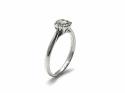 9ct White Gold Diamond Halo Ring 0.25ct