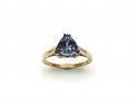 9ct Yellow Gold Tanzanite & CZ Ring