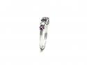 18ct White Gold Ruby & Diamond Ring