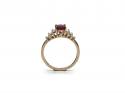 9ct Yellow Gold Ruby & Diamond Ring