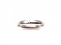 18ct White Gold Wedding Ring 2mm