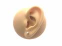 Silver Plain Ball Stud Earrings 4mm