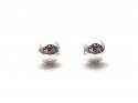 Silver Plain Ball Stud Earrings 5mm