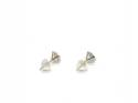 9ct Yellow Gold CZ Stud Earrings 6mm