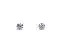 9ct Yellow Gold CZ Stud Earrings 6mm