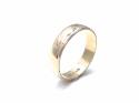 9ct Yellow Gold Patterned Wedding Ring