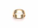 9ct Yellow Gold D Shaped Wedding Ring 6mm