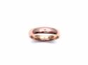 9ct Rose Gold Plain Wedding Ring