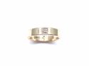 9ct Yellow Gold Diamond Wedding Ring