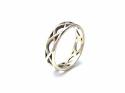 9ct Yellow Gold Cut Out Wedding Ring