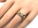 9ct Yellow Gold Plaited Ring