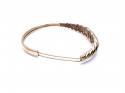 9ct Yellow Gold Fancy Bangle