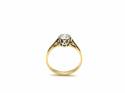 9ct Yellow Gold Diamond Solitaire Ring