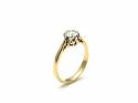 9ct Yellow Gold Diamond Solitaire Ring