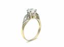 9ct Yellow Gold CZ Solitaire Ring