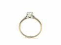 9ct Yellow Gold CZ Solitaire Ring