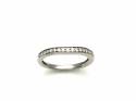 Palladium Diamond Eternity Ring