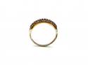 Gold Plated Silver Diamond Pave Ring