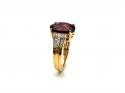 18ct Rhodolite Garnet & Diamond Ring