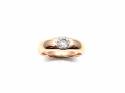 18ct Yellow Gold Diamond Set Band